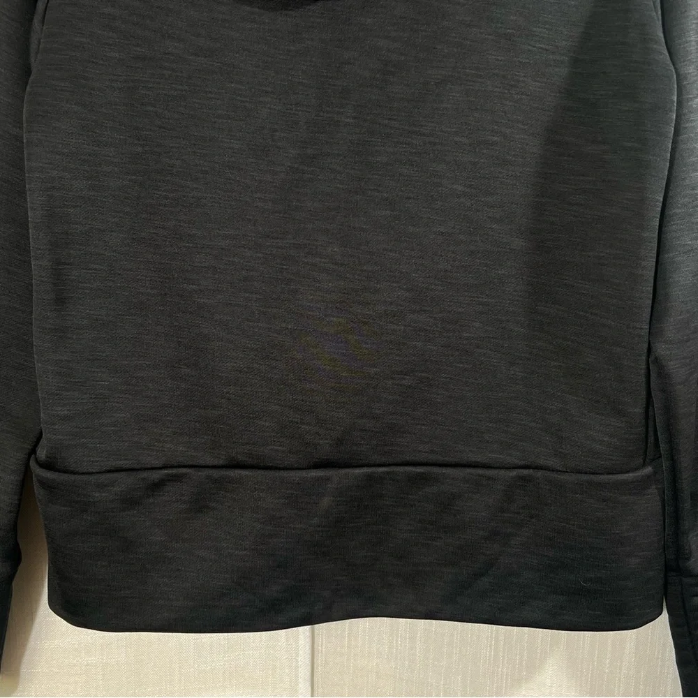 Nike Dri Fit Just Do It Training Hoodie Sweatshirt Size Small Heathered Black - Picture 10 of 11